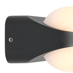 Shop Straluma Aluminium buitenlamp zwart inclusief LED