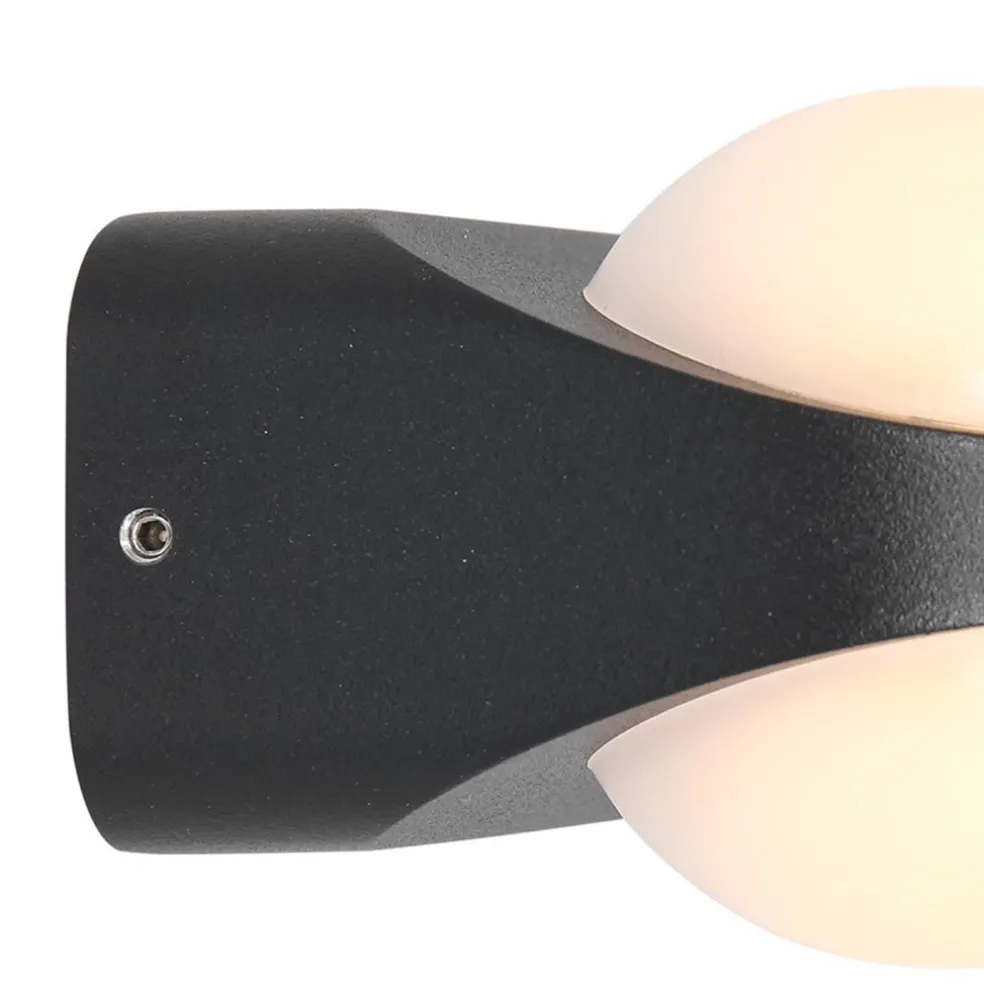 Shop Straluma Aluminium buitenlamp zwart inclusief LED