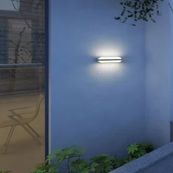 Shop Straluma Aluminium buitenlamp zwart inclusief LED
