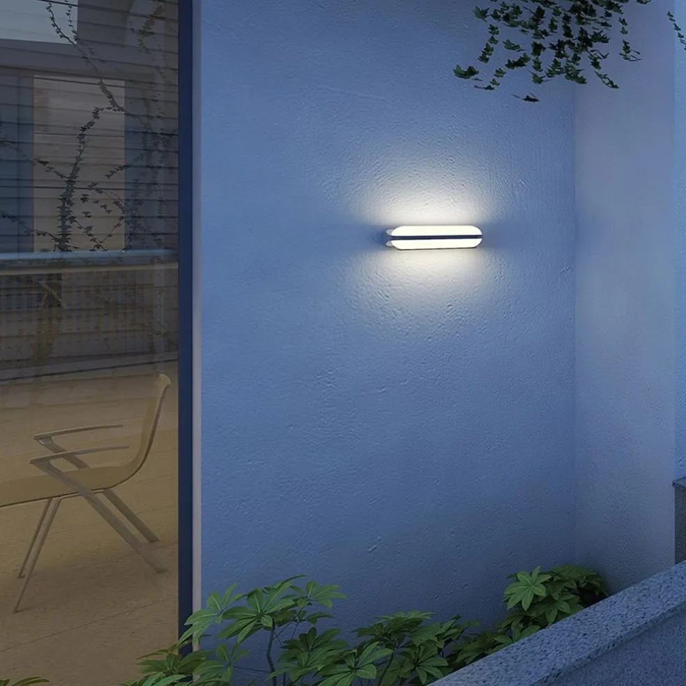 Shop Straluma Aluminium buitenlamp zwart inclusief LED