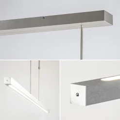 Clearance Straluma Aluminium LED hanglamp nikkel mat inclusief dimmer
