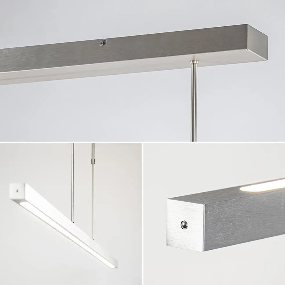Clearance Straluma Aluminium LED hanglamp nikkel mat inclusief dimmer