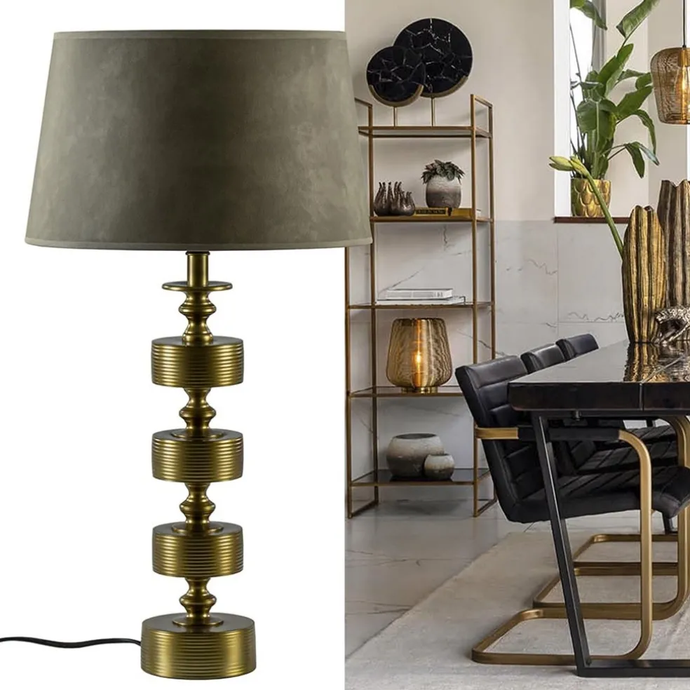 Best Straluma Antiek bronzen lampvoet Gody Light and Living