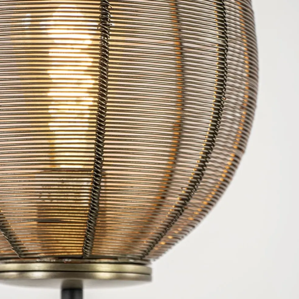 Fashion Straluma Antiek bronzen tafellamp Yaelle Light and Living