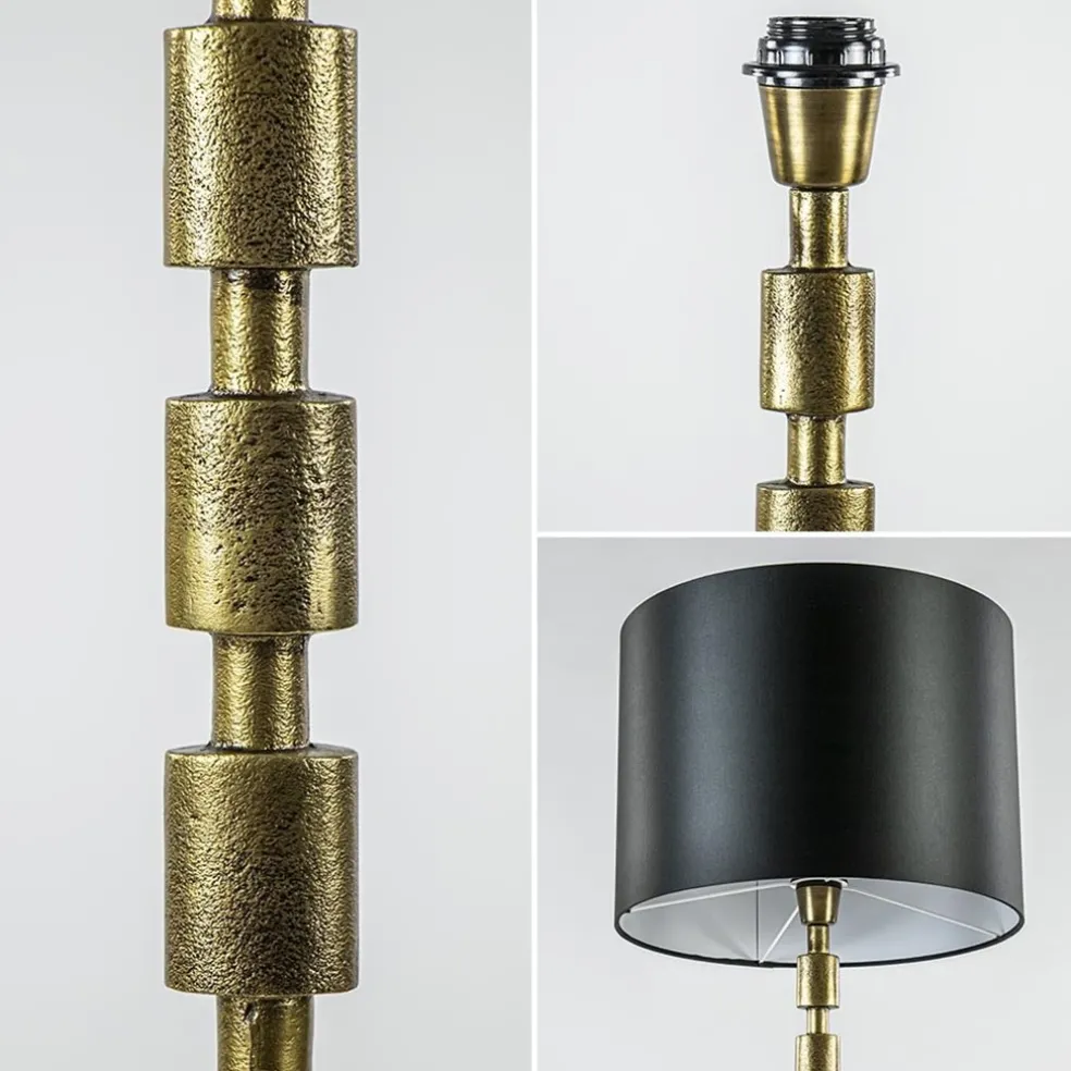 Best Straluma Antiek bronzen vloerlamp Malinda exclusief kap