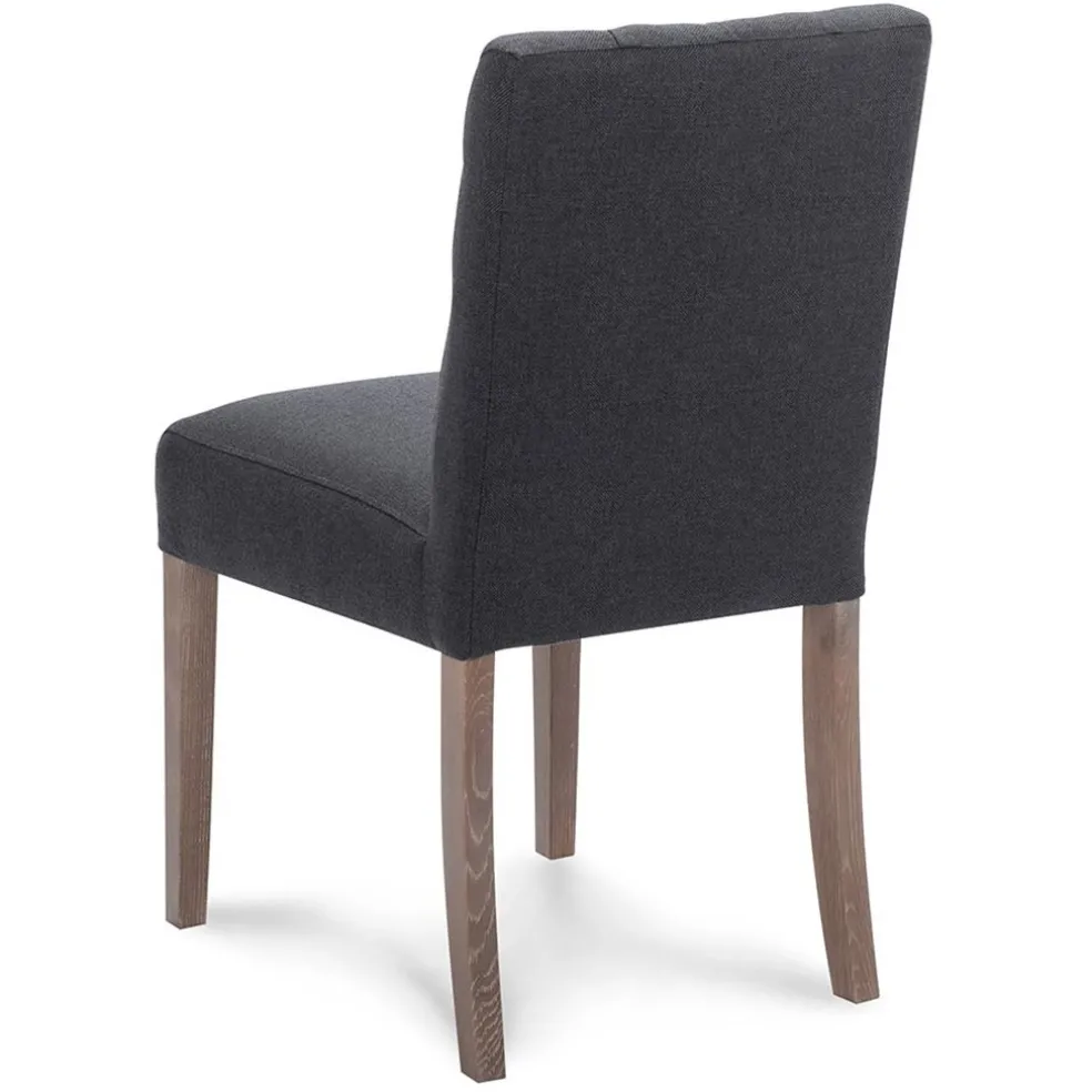 Flash Sale Straluma Antraciete eetkamerstoel met eiken poten
