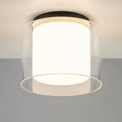 Hot Straluma Badkamer plafondlamp helder met opaal glas IP44