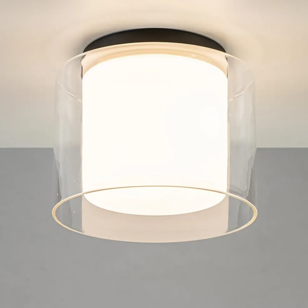 Hot Straluma Badkamer plafondlamp helder met opaal glas IP44