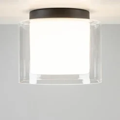 Hot Straluma Badkamer plafondlamp helder met opaal glas IP44