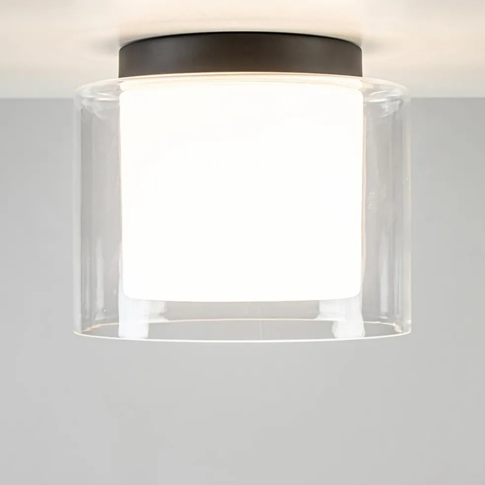 Hot Straluma Badkamer plafondlamp helder met opaal glas IP44