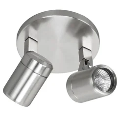 Shop Straluma Badkamerlamp Rain 2 lichts nikkel IP44