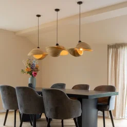 Flash Sale Straluma Bamboe hanglamp schelp 50 cm