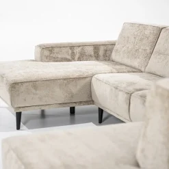 Store Straluma Bank Sef U-opstelling taupe