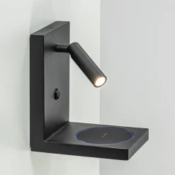 Cheap Straluma Bedlamp leesspot zwart incl. fast charger