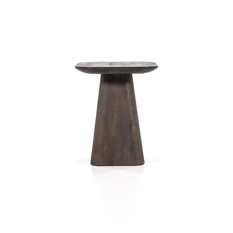 Online Straluma Bijzettafel Aron bruin 40x40 cm