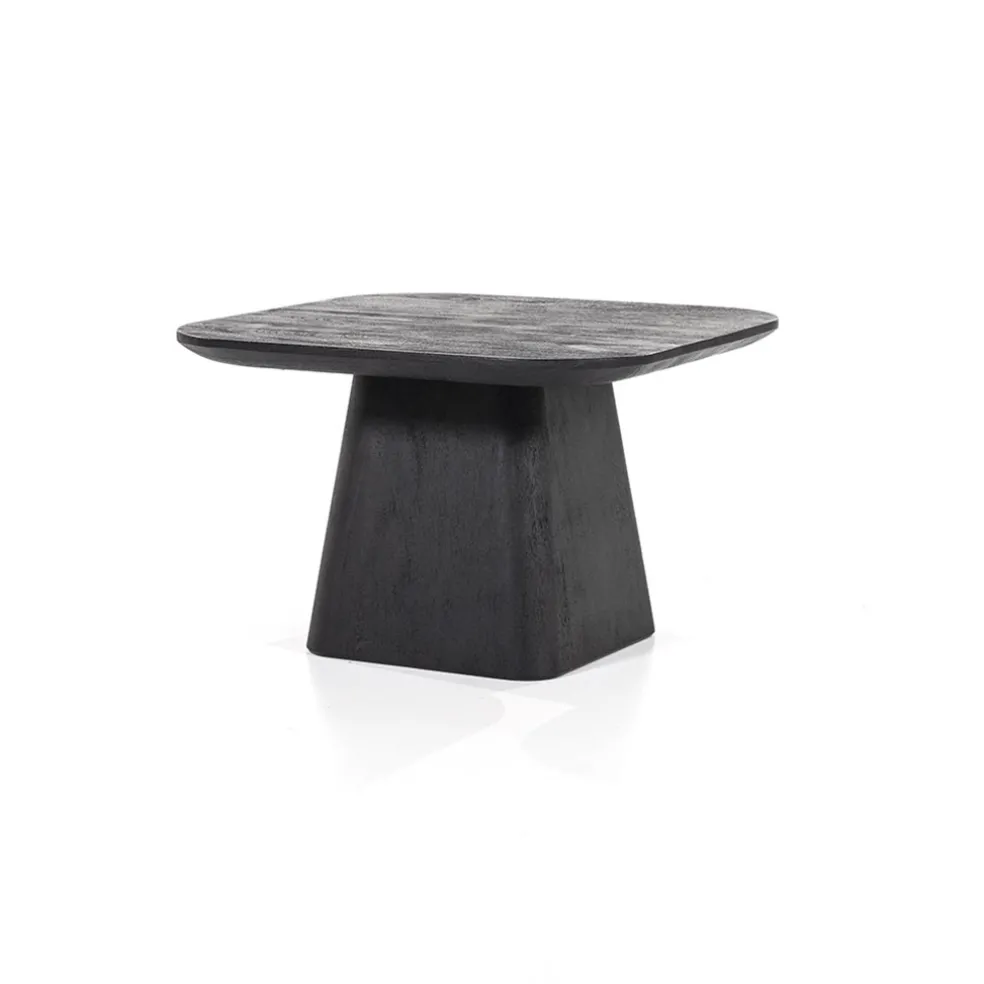 Online Straluma Bijzettafel Aron zwart 60x60 cm
