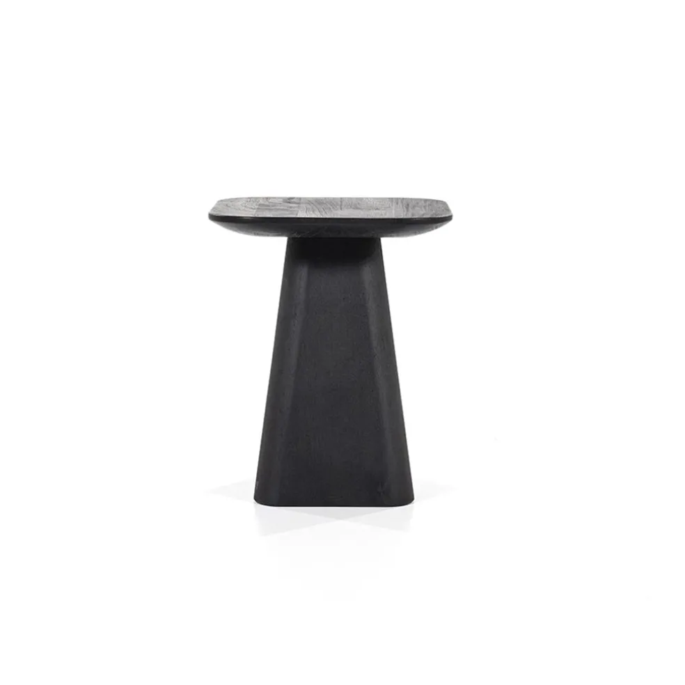 Online Straluma Bijzettafel Aron zwart 40x40 cm