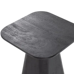 Online Straluma Bijzettafel Aron zwart 40x40 cm