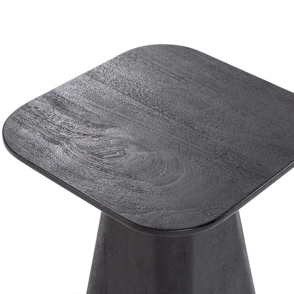 Online Straluma Bijzettafel Aron zwart 40x40 cm
