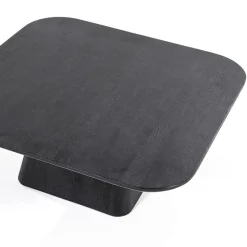 Clearance Straluma Bijzettafel Aron zwart 80x80 cm