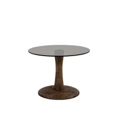 New Straluma Bijzettafel Boogie S bruin Ø55 cm