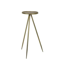 Fashion Straluma Bijzettafel Envira antiek goud Ø30x80.5 cm
