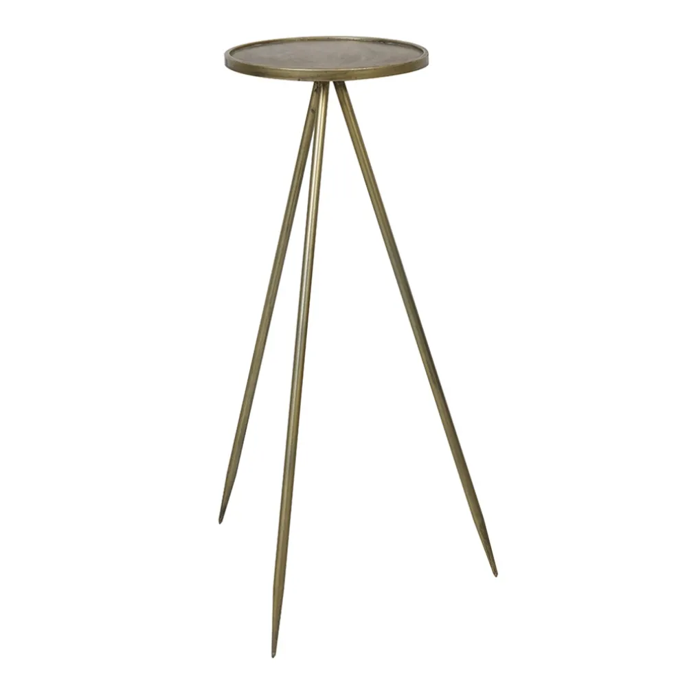 Cheap Straluma Bijzettafel Envira antiek goud Ø35x98,5 cm
