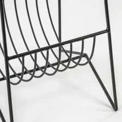 Outlet Straluma Bijzettafel mango hout met tijdschriftenrek