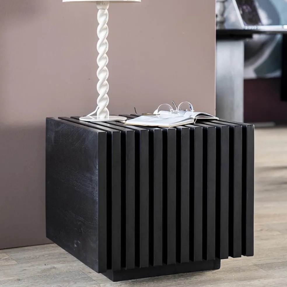 Best Straluma Bijzettafel Tom zwart hout