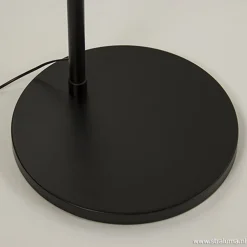 New Straluma Boog-vloerlamp zwart exclusief kap