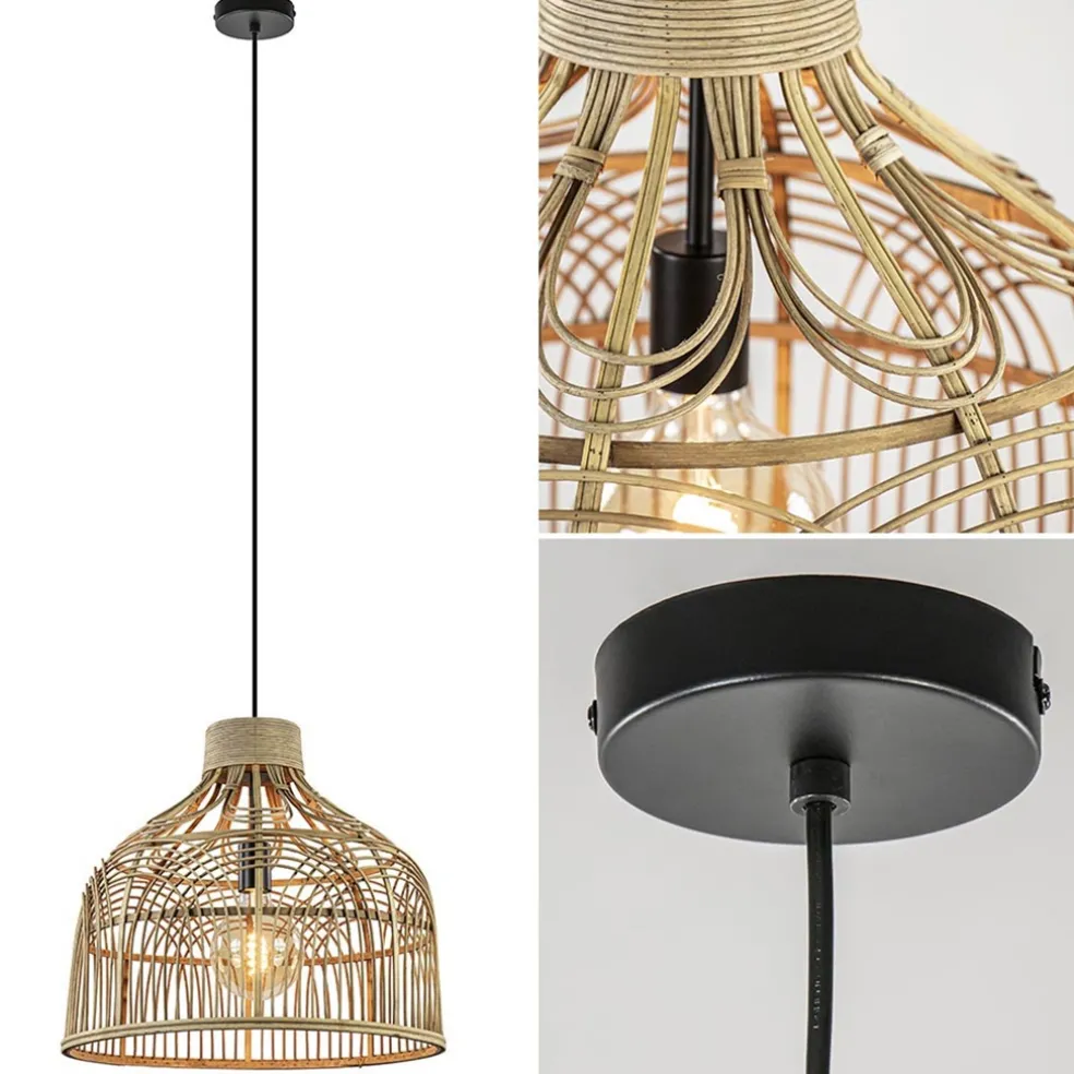 Cheap Straluma Botanische hanglamp Pocita rotan naturel 48 cm