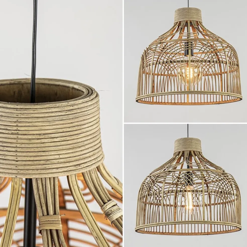 Cheap Straluma Botanische hanglamp Pocita rotan naturel 48 cm
