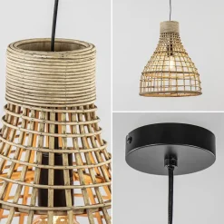 Best Sale Straluma Botanische hanglamp Puerto rotan naturel