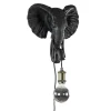 Shop Straluma Botanische wandlamp Elephant mat zwart