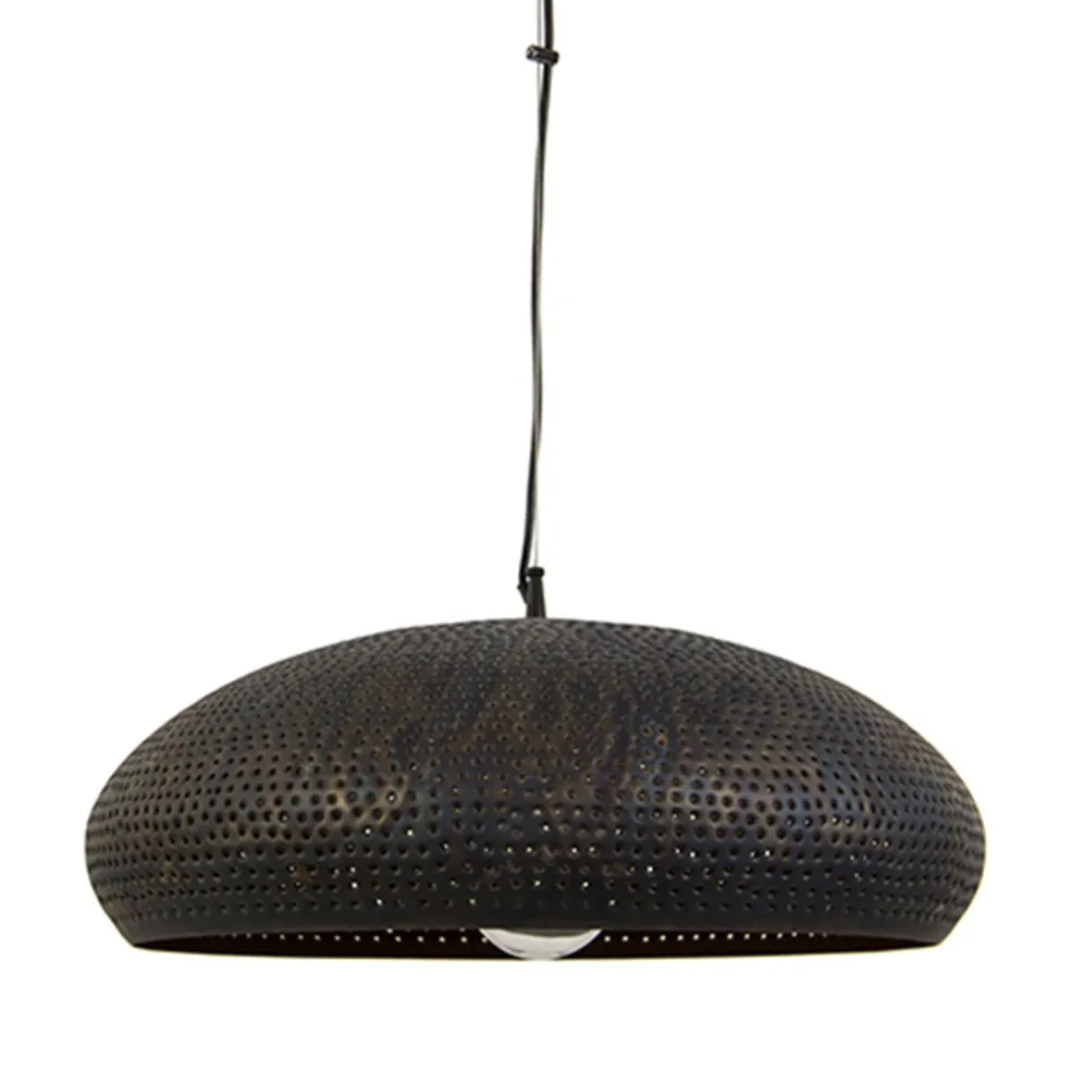 Outlet Straluma Brons-bruine hanglamp met gaatjes