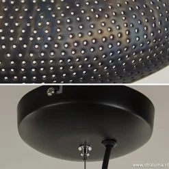 Outlet Straluma Brons-bruine hanglamp met gaatjes