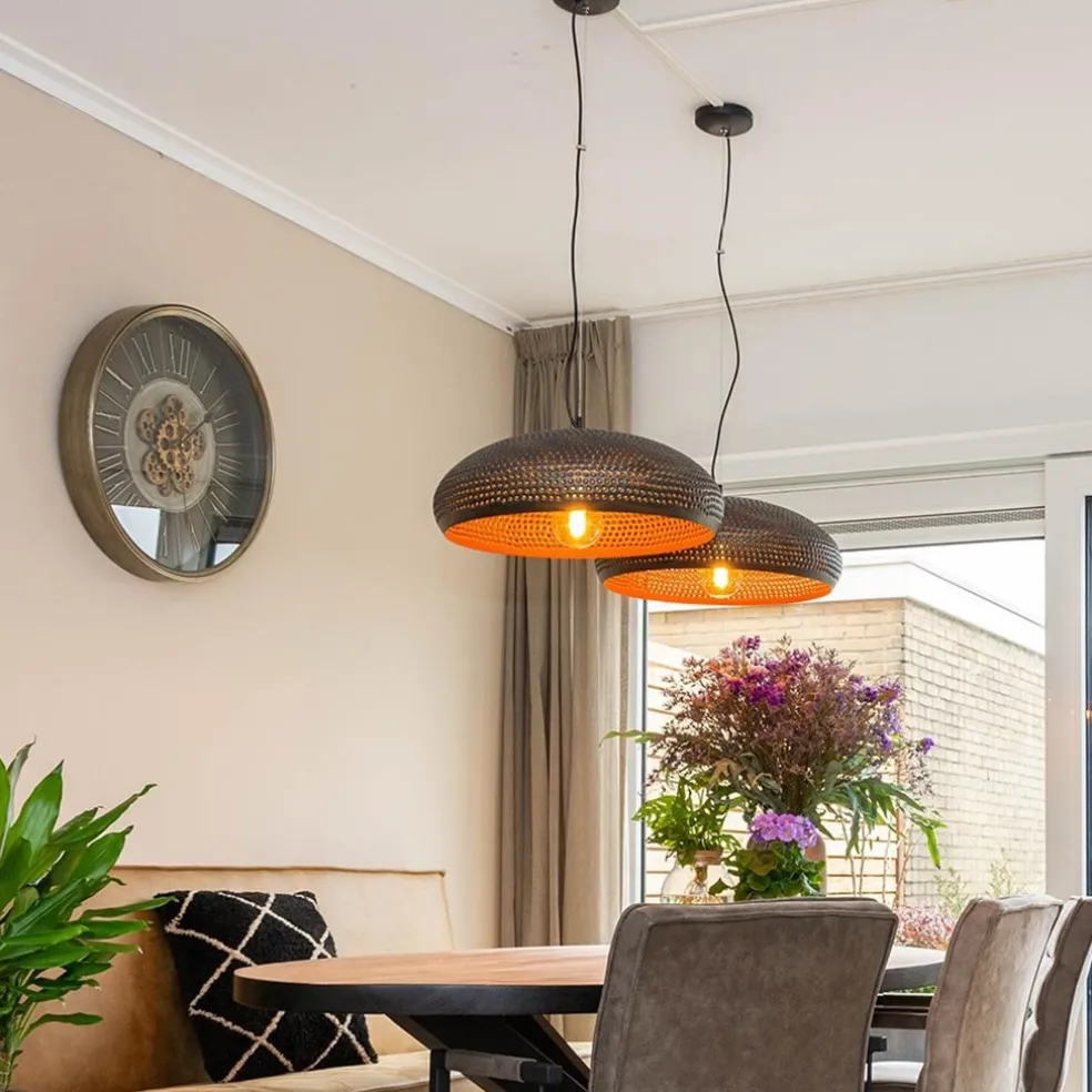 Outlet Straluma Brons-bruine hanglamp met gaatjes