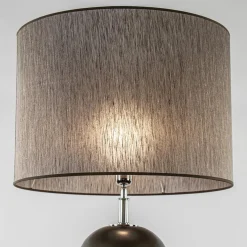 Best Sale Straluma Brons/bruine vloerlamp inclusief ronde kap 50 cm