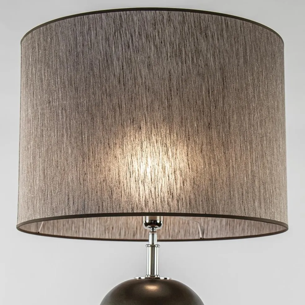 Best Sale Straluma Brons/bruine vloerlamp inclusief ronde kap 50 cm
