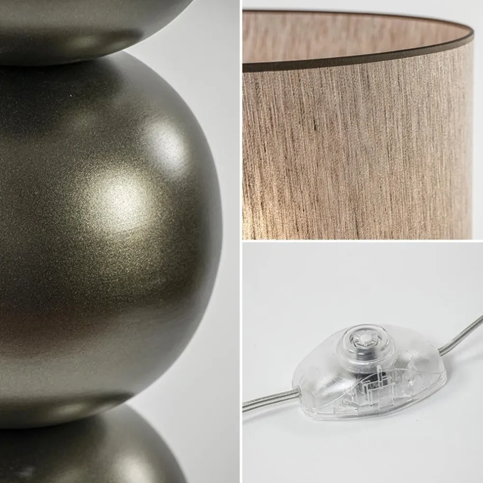 Best Sale Straluma Brons/bruine vloerlamp inclusief ronde kap 50 cm