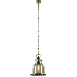 Cheap Straluma Bronzen scheepslamp met amber glas 33 cm