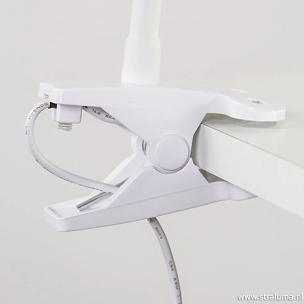 Cheap Straluma Buigbare klemlamp wit inclusief LED