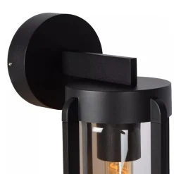 Fashion Straluma Buiten wandlamp zwart met helder glas IP65
