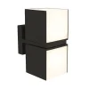 Outlet Straluma Buitenlamp Cuba double square zwart IP54