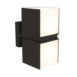 Outlet Straluma Buitenlamp Cuba double square zwart IP54