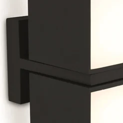 Outlet Straluma Buitenlamp Cuba double square zwart IP54