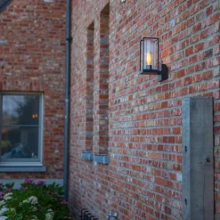 Store Straluma Buitenlamp Flair lantaarn op voet zwart IP44