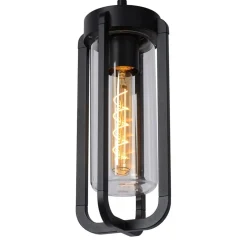 Fashion Straluma Buitenlamp hang zwart met glazen kap IP44