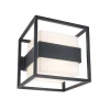 Cheap Straluma Buitenlamp kubus IP54 inclusief LED donker grijs