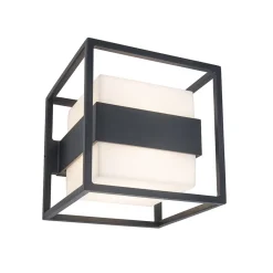 Cheap Straluma Buitenlamp kubus IP54 inclusief LED donker grijs